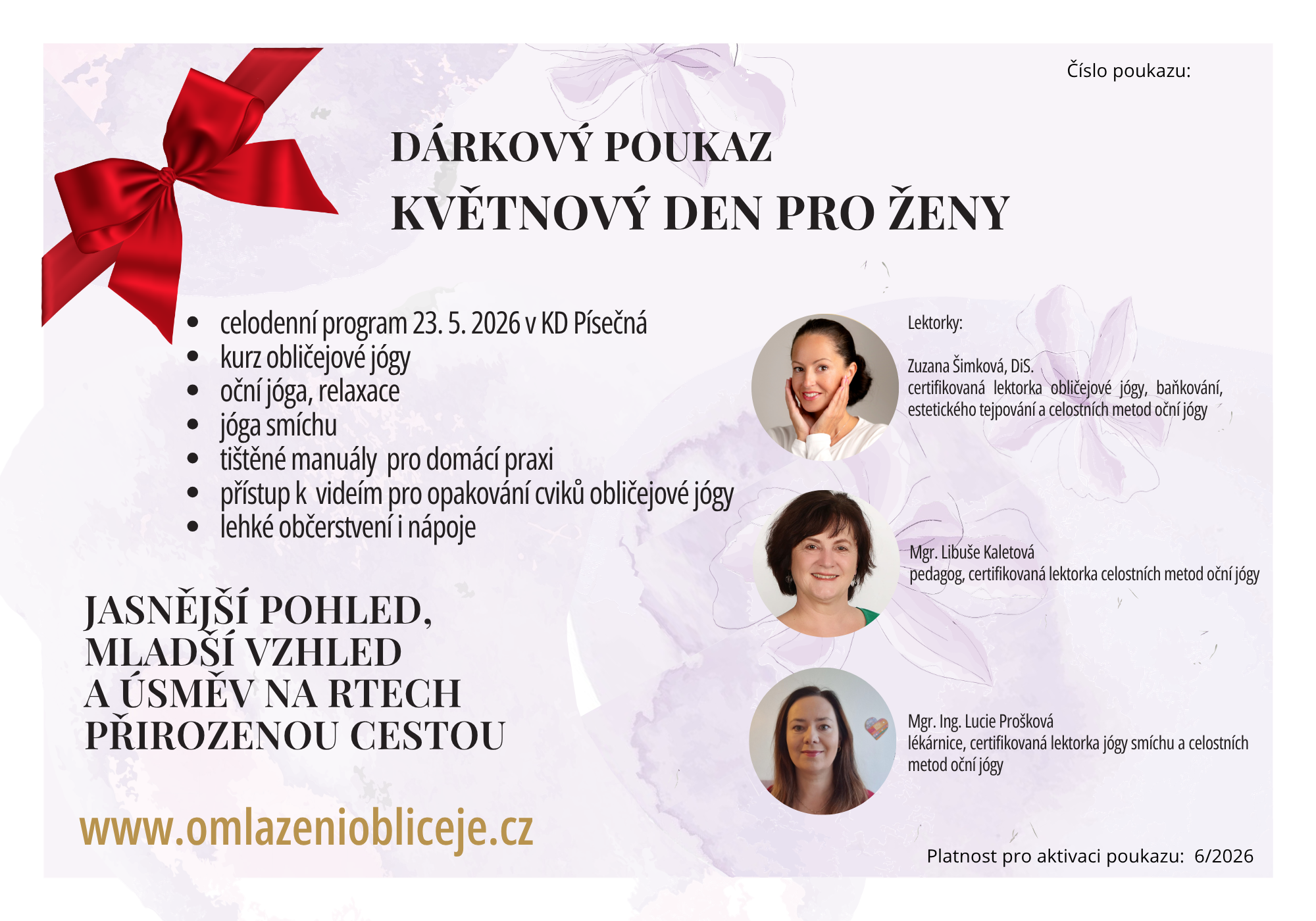 1 Darkovy poukaz Kvetnovy den pro zeny